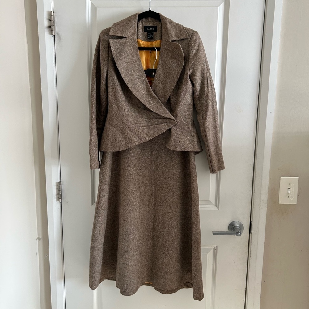 Ashro Tan Women's Dress Suit
